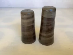 Sel et poivre céramique marron