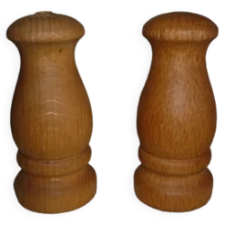 Sel et poivre en bois tourné