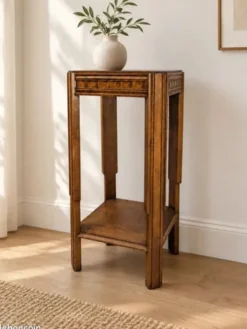 Sellette Art déco ancienne en bois