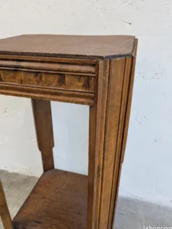 Sellette Art déco ancienne en bois