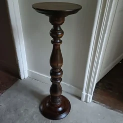 Sellette colonne torsadé, porte-plantes vintage