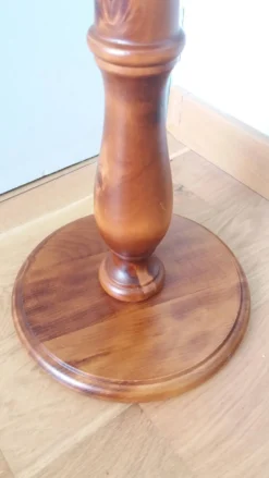Sellette ronde guéridon en bois massif