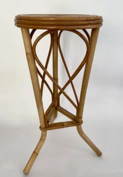 Sellette rotin, années 60