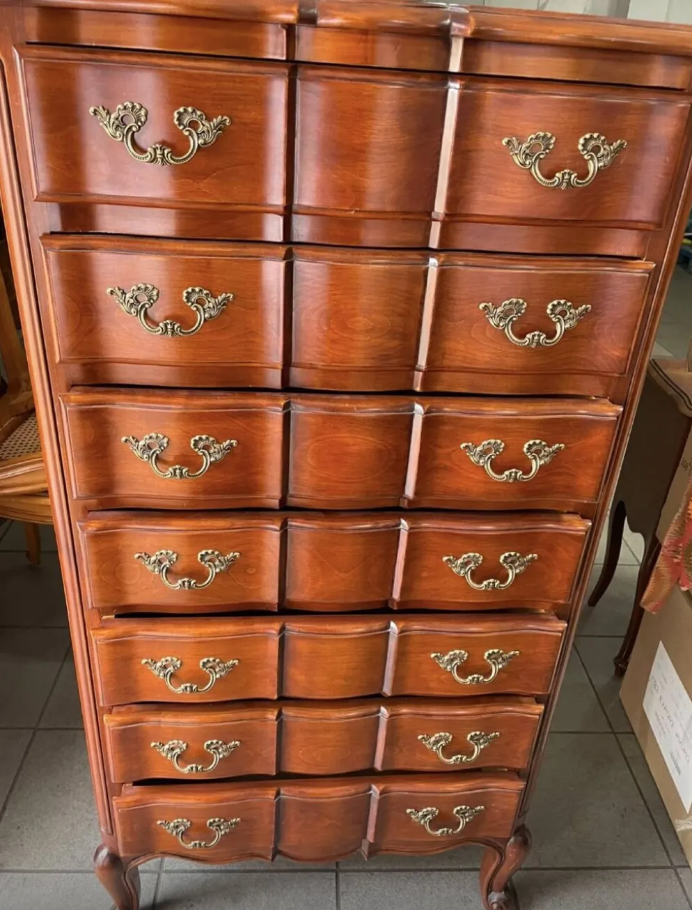Semainier /chiffonnière en bois