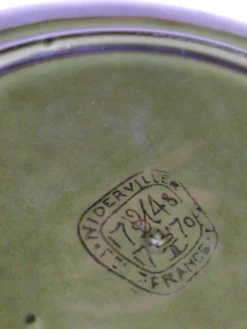 Sept assiettes céramique de niderviller vintages
