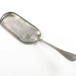 Serveur à gâteau Art Déco, en alpacca argenté, Halphen, France, années 1920