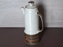 service a café en grès vintage