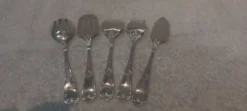 Service a hors d'oeuvre 5p métal argenté orfèvre Ercuis LXV 29