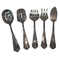Service a hors d'oeuvre 5p métal argenté orfèvre Ercuis LXV 29