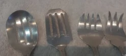 Service a hors d'oeuvre 5p métal argenté orfèvre Ercuis LXV 29