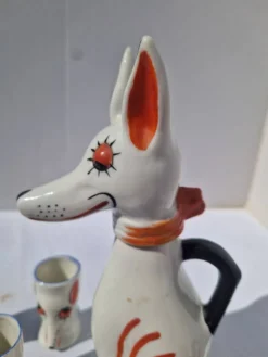 Service A Liqueur En Forme De Chien Style Robj