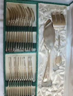 Service à poisson en métal argenté Ravinet d'Enfert