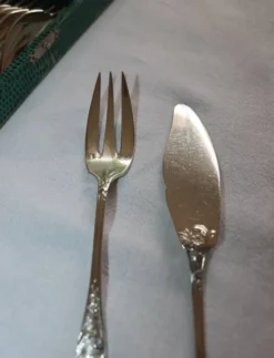 Service à poisson en métal argenté Ravinet d'Enfert