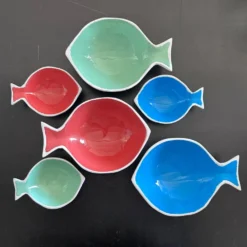 Service apéritif 6 coupelles poissons