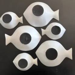Service apéritif 6 coupelles poissons