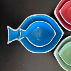 Service apéritif 6 coupelles poissons