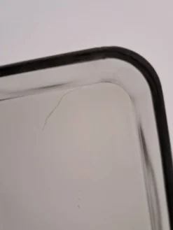 Service apéritif en teck et verre fumé – design scandinave années 60