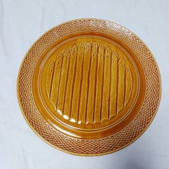 Service à asperges, 6 assiettes et 1 plat