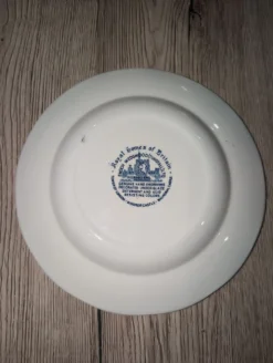 Service 12 Assiettes Plates Enoch Wedgwood Tower of London 20cm Neuf
