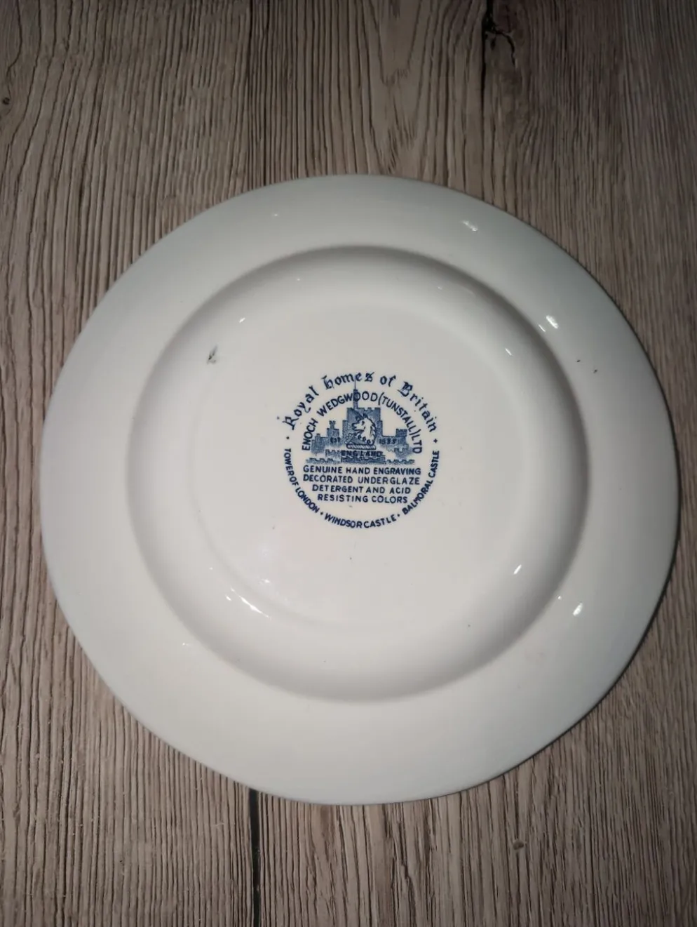 Service 12 Assiettes Plates Enoch Wedgwood Tower of London 20cm Neuf