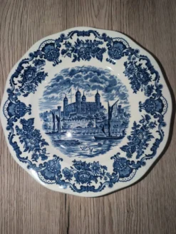 Service 12 Assiettes Plates Enoch Wedgwood Tower of London 20cm Neuf