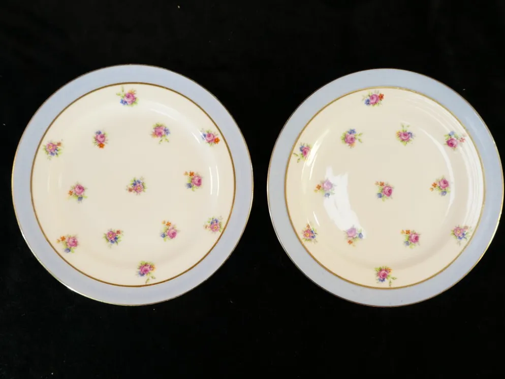 Service a tarte en porcelaine de limoges annees 50