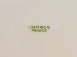 Service a tarte en porcelaine de limoges annees 50
