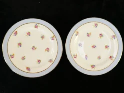 Service a tarte en porcelaine de limoges annees 50