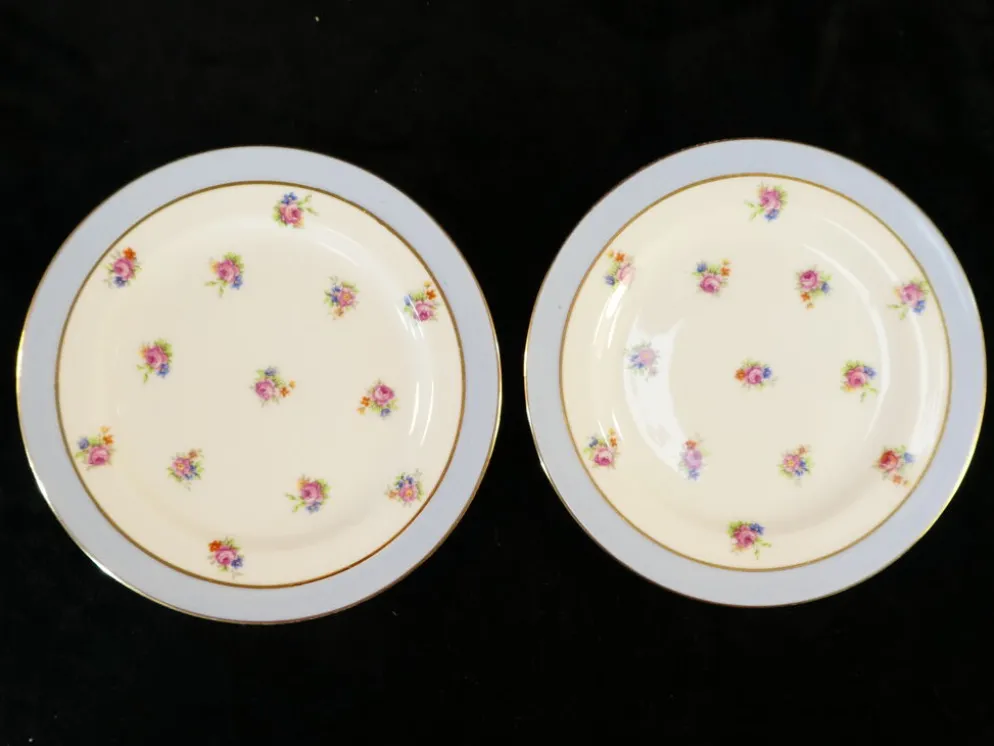 Service a tarte en porcelaine de limoges annees 50