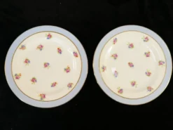 Service a tarte en porcelaine de limoges annees 50
