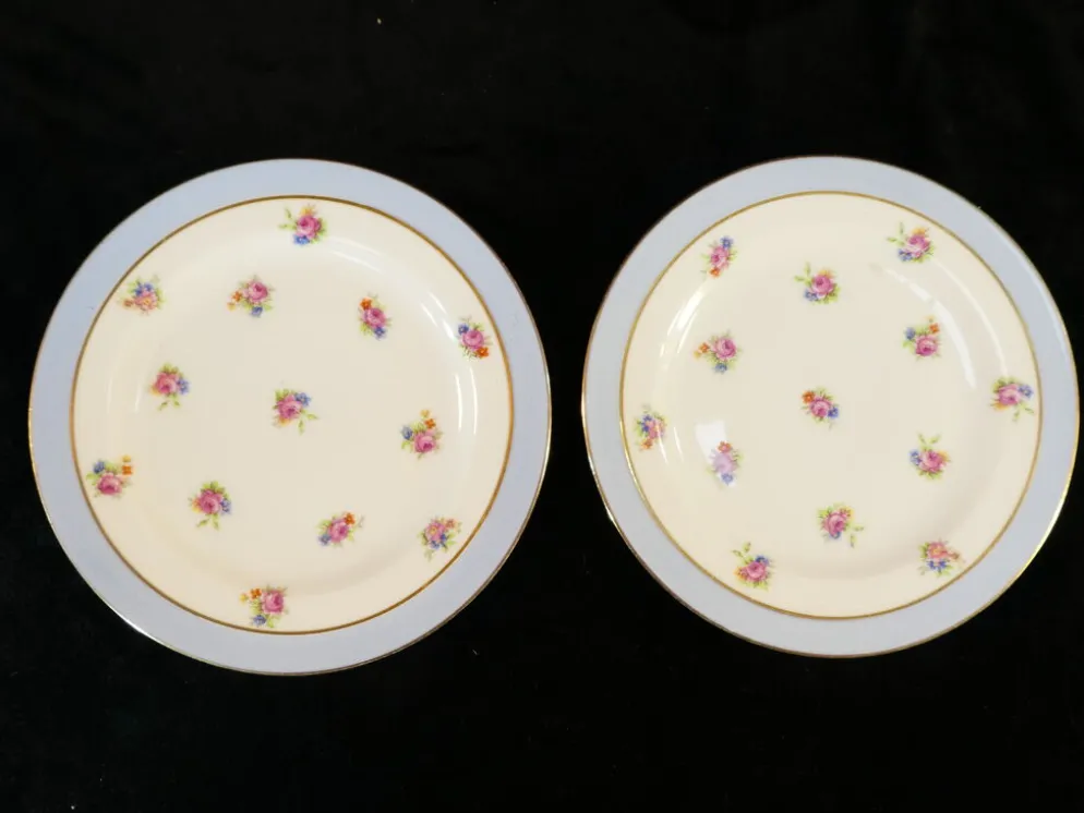 Service a tarte en porcelaine de limoges annees 50