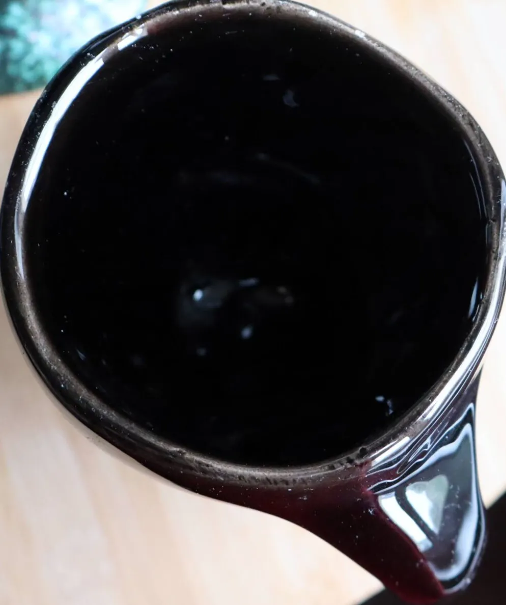 Service à boisson brutaliste en céramique volcanique Fat Lava (H25 cm) - 5