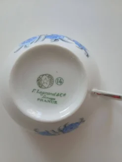 Service à café ancien en porcelaine de Limoges – F. Legrand & Cie
