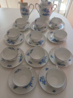 Service à café ancien en porcelaine de Limoges – F. Legrand & Cie
