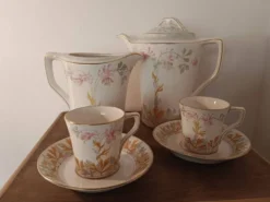 Service à café Art Nouveau en faïence fine de Maastricht (Société Céra