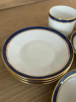 Service à café CH. Field Haviland Limoges - 5 tasses et soucoupes