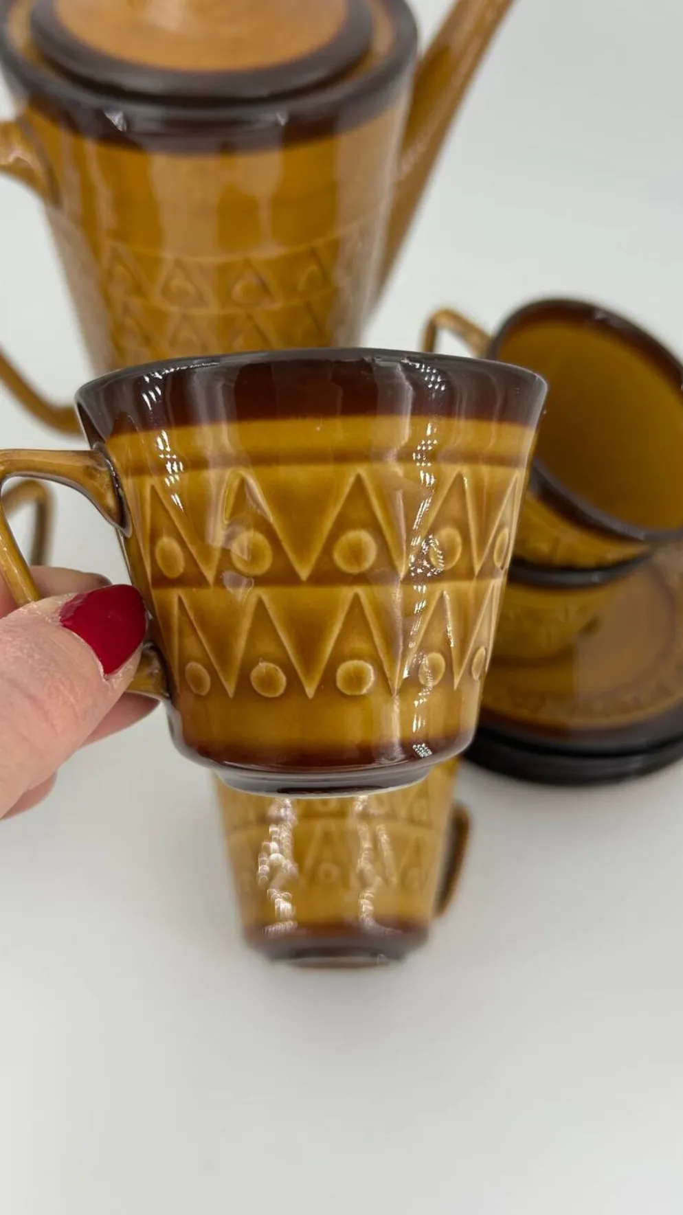 Service à café CHODZIEZ Pologne 1970