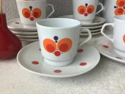 Service à café CP Colditz design seventies