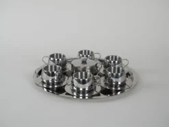 Service à café, design italien, années 1980, fabriqué en Italie