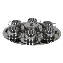 Service à café, design italien, années 1980, fabriqué en Italie