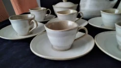 Service à café en grès de Niderviller Modèle Pierre