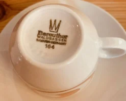 Service à café en porcelaine bareuther bavaria vintage années 70