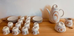 Service à café en porcelaine bareuther bavaria vintage années 70