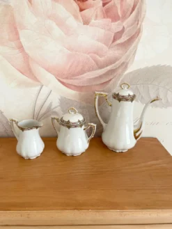 Service à café en porcelaine vignaud limoges - 1950