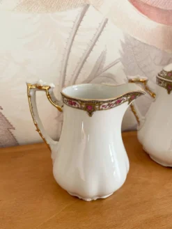 Service à café en porcelaine vignaud limoges - 1950