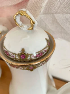 Service à café en porcelaine vignaud limoges - 1950