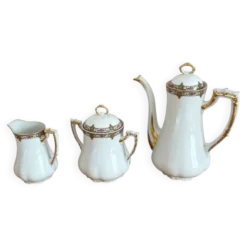 Service à café en porcelaine vignaud limoges - 1950