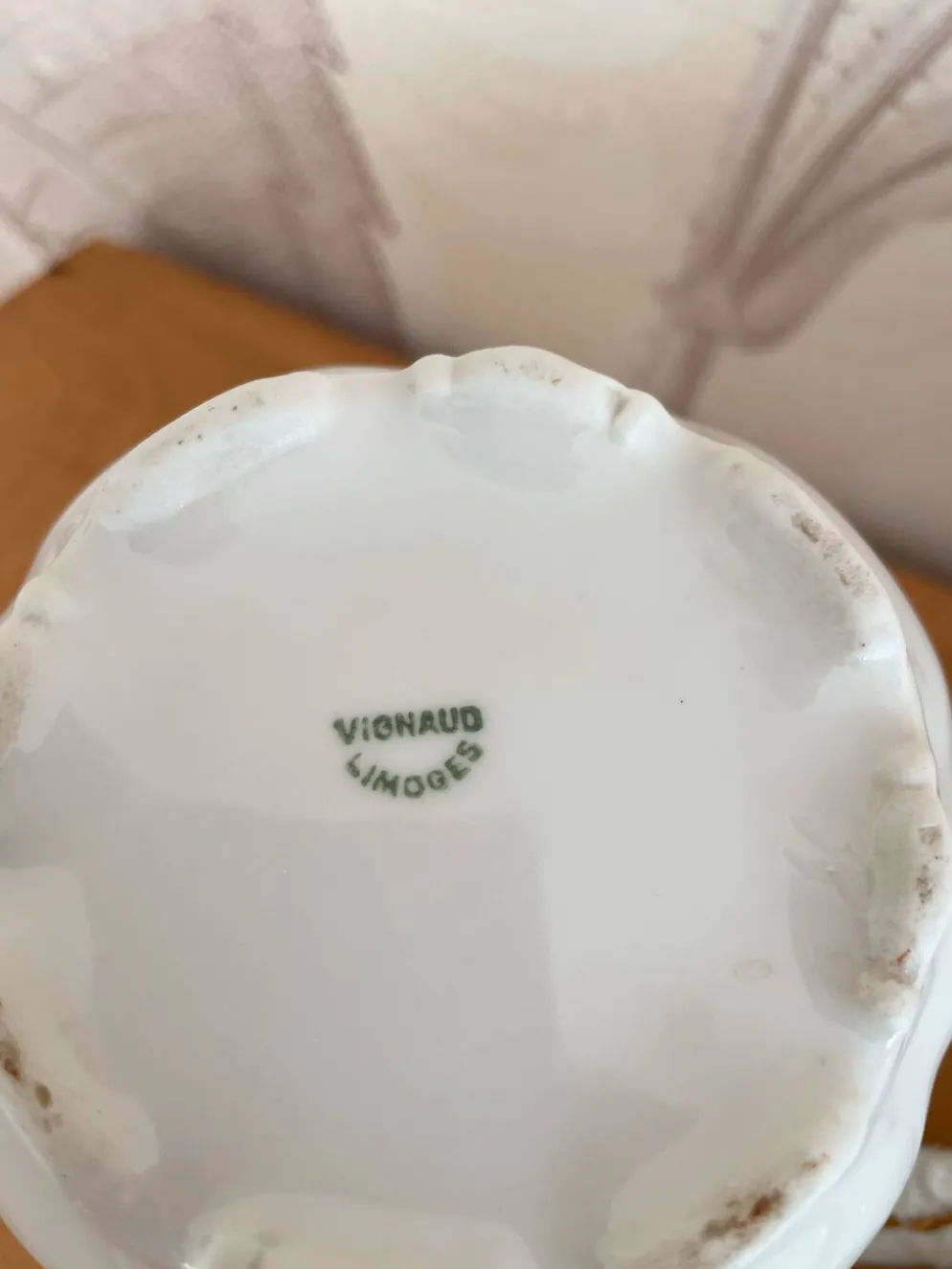 Service à café en porcelaine vignaud limoges - 1950