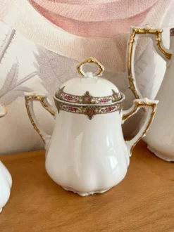 Service à café en porcelaine vignaud limoges - 1950