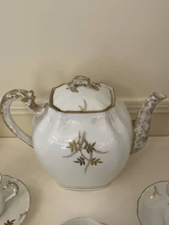 Service à café Limoges Léon Sazerat XIX ème siècle - 12 tasses